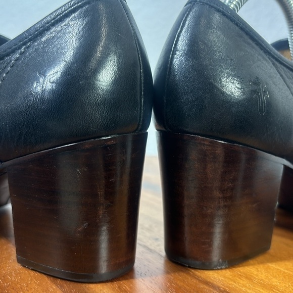 Frye Stella black soft leather slip on booties size 8 - Picture 11 of 11